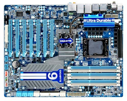 gigabyte ga x58a ud9 0 - GA-X58A-UD9, anúncio oficial da placa baseie de Gigabyte com 7 PCIe