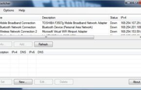 Troque de IP rapidamente com IP Switcher 1.0.0.7