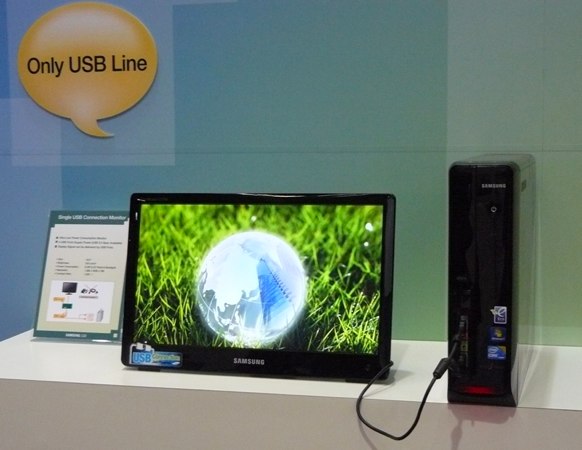 100528 samsungusb 01 - Samsung está desenvolvendo monitor que só usa cabo USB