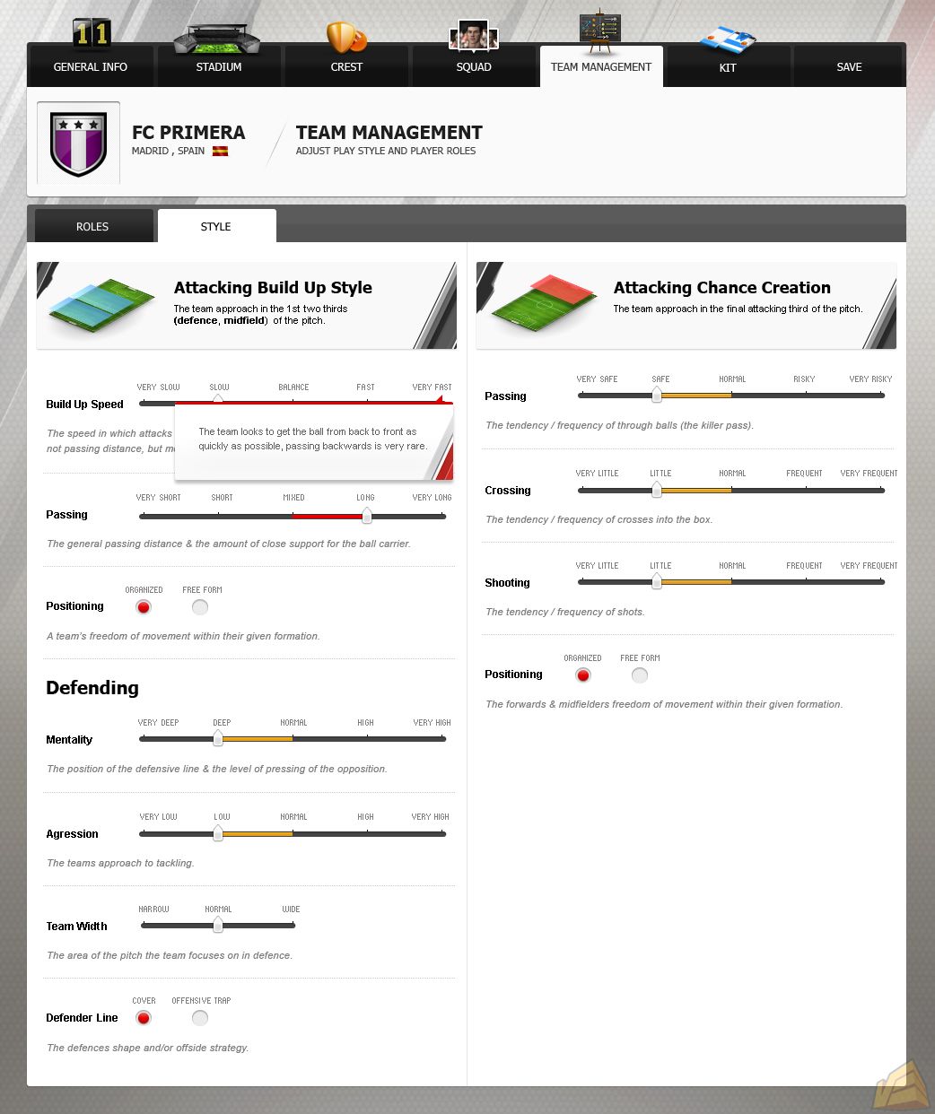 77132 createteam teammanagement - FIFA 11 terá gráficos superiores na versão PC