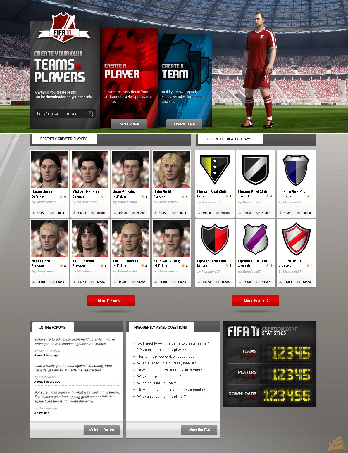 77134 home marquee 2 v3 - FIFA 11 terá gráficos superiores na versão PC