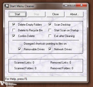 Cleaner 1 - Limpe o seu Menu Iniciar com Start Menu Cleaner