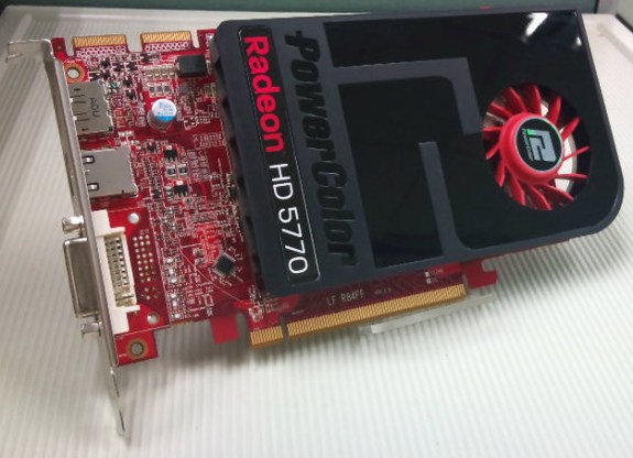 powercolor single slot hd5770 - Imagens da nova Radeon HD 5770 single slot