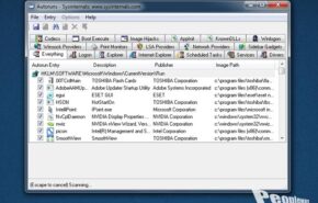 Novo﻿ Microsoft Autoruns 10.04