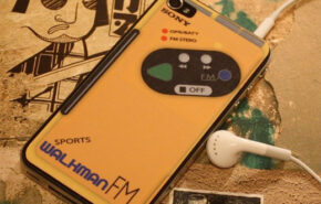 Walkman-Sports-Skin Skin Transforma iPhone 4 em Walkman Sony Sports