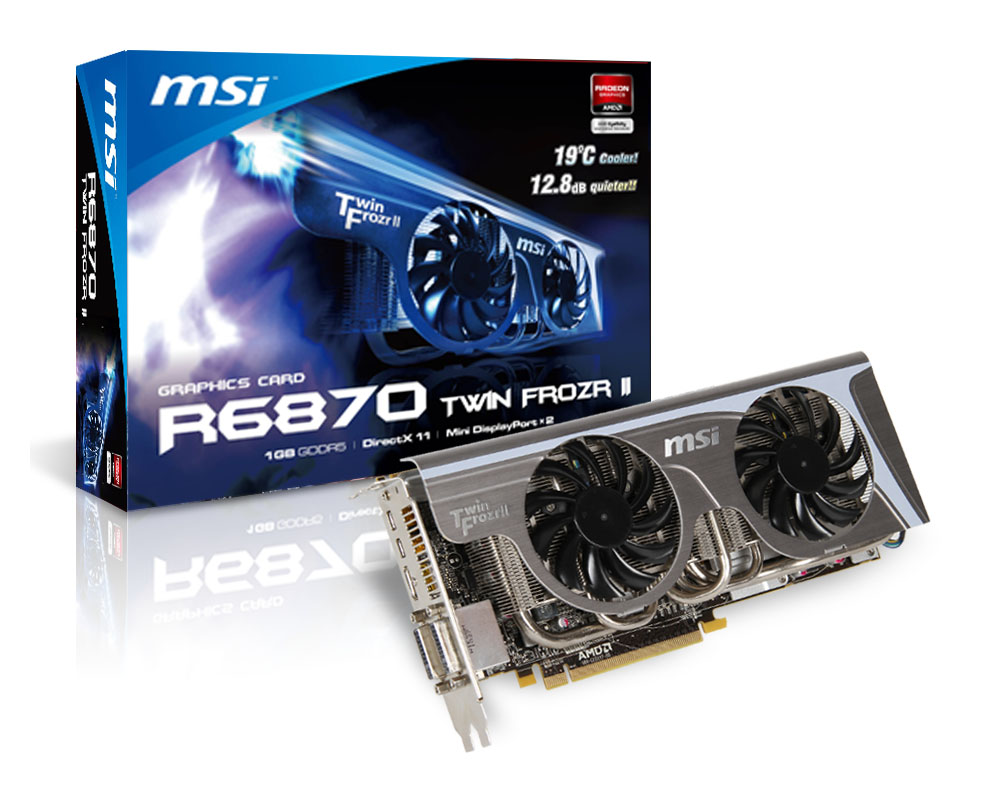Nova MSI Radeon HD 6870 Twin Frozr II Radeon HD 6870 - Nova MSI Radeon HD 6870 Twin Frozr II