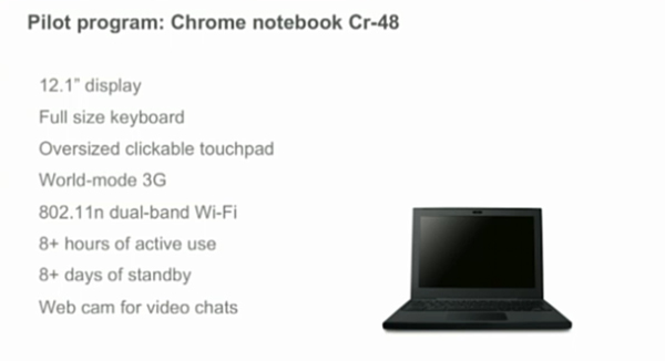 chromenotebook1 - Google apresenta um portátil equipado com Chrome SO