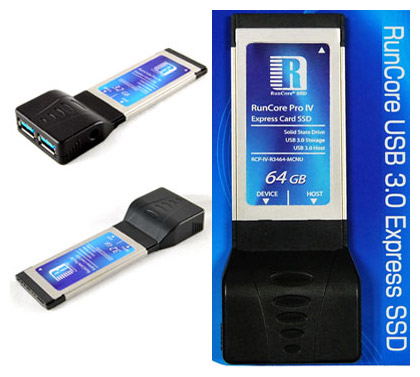 RunCore USB 3.0 ExpressCard - Alta Velocidade do USB 3.0 em Qualquer Notebook!