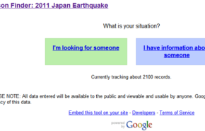 google-person-finder-japan_thumb Google lança serviço para localizar desaparecidos em terremoto no Japão