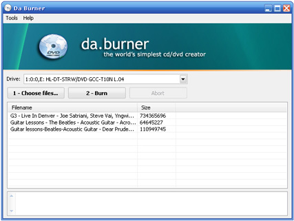 daburner - 14 programas gratuitos para gravar CDs e DVDs.