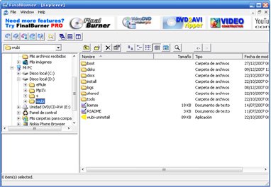 finalburner - 14 programas gratuitos para gravar CDs e DVDs.