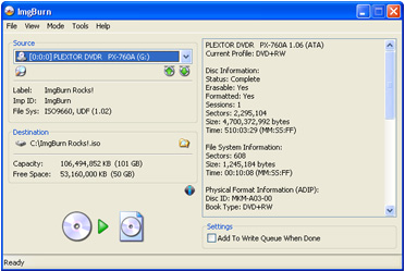 imgburn - 14 programas gratuitos para gravar CDs e DVDs.