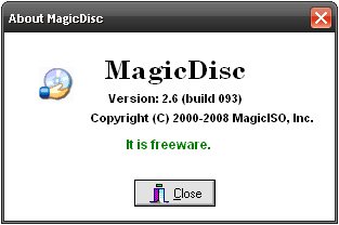 magicdisc - Programa para montar imagens iso nrg bin cue mdf mds