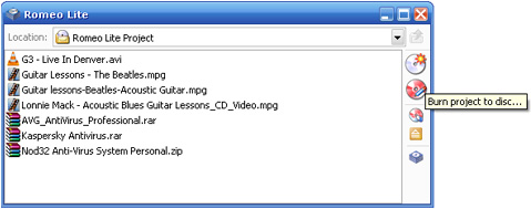 romeo burner lite - 14 programas gratuitos para gravar CDs e DVDs.
