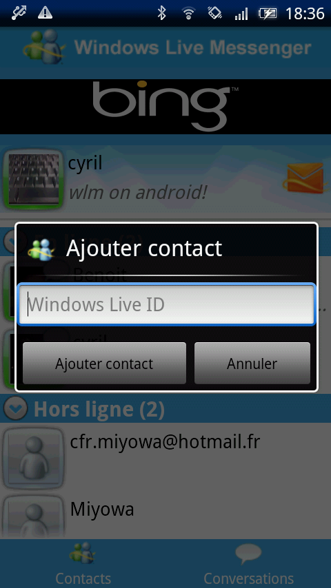 04157454 photo windows live messenger android - Windows Live Messenger disponível pára Android