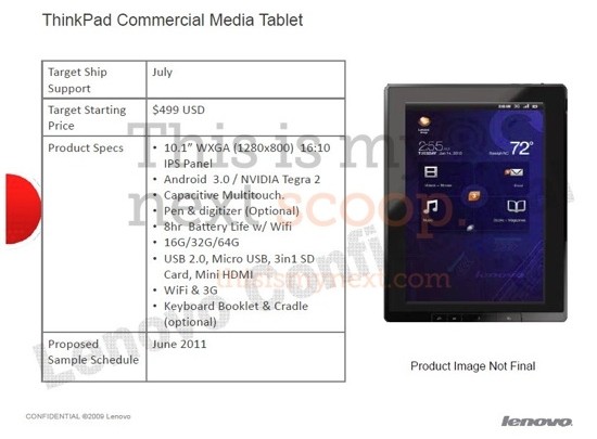 4 24 11 thinkpad slate thisismynext - Filtrada a tablet Lenovo ThinkPad