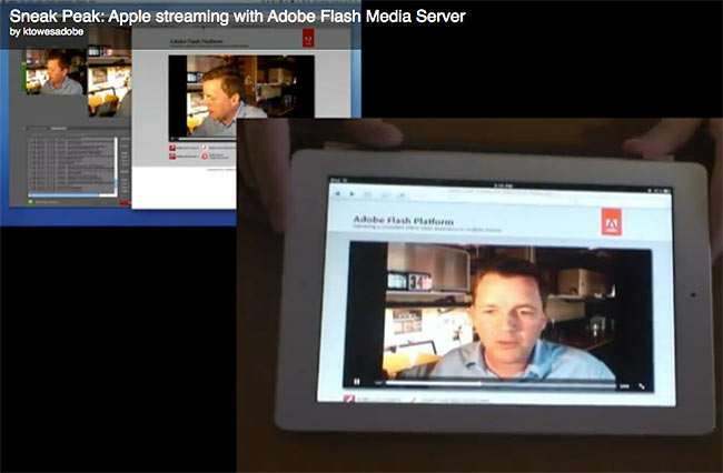 Adobe Flash Video On iPad - Adobe anuncia um método para incluir flash em iOS