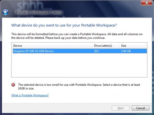 win8portableworkspace2 590x439 - Windows 8 poderá funcionar desde um pendrive