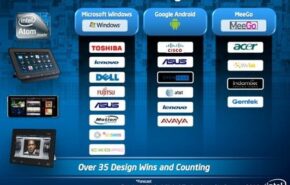 Intel apresentará tablets equipadas com seus próprios chips