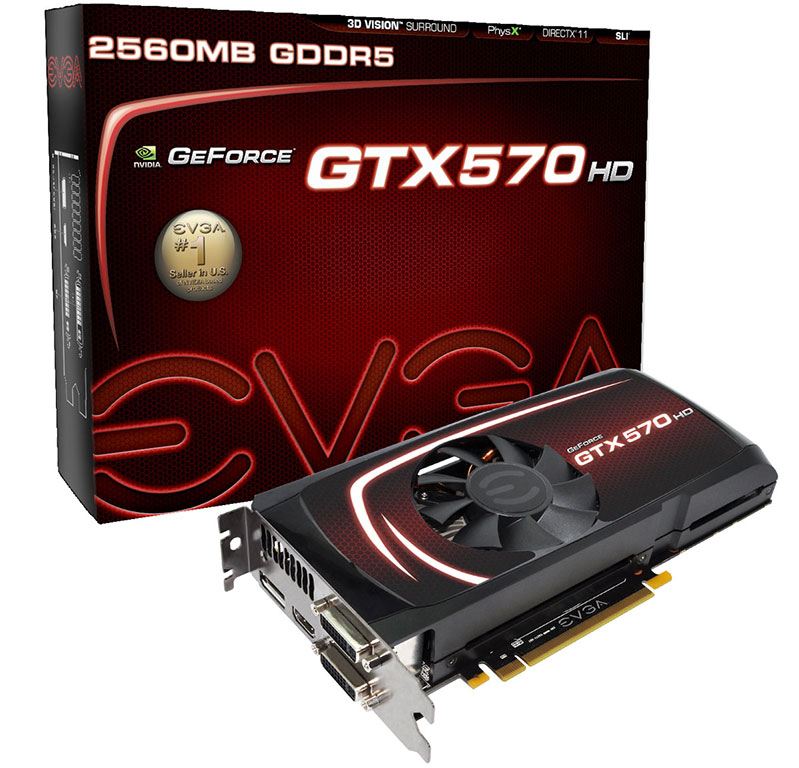 nvidia gtrx570 2.5gb - EVGA Lança GeForce GTX 570 de 2,5 GB