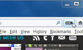 buttonizer Buttonizer oculta barras de ferramentas de Firefox com um botão