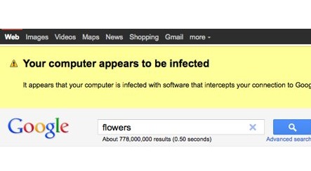 Captura de pantalla 2011 07 20 a las 12.16.41 1 - Google informa se seu computador está infectado
