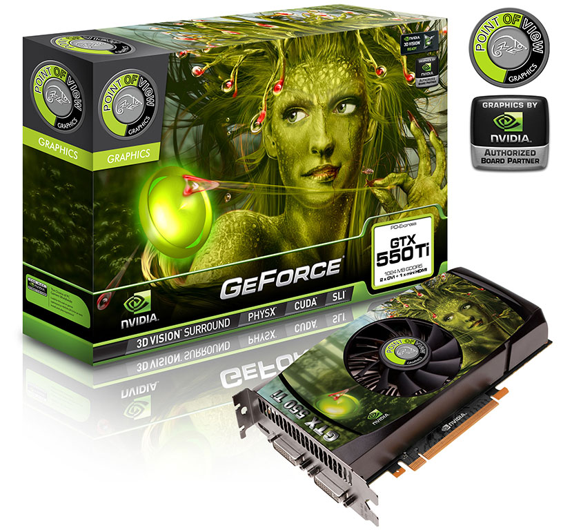GeForce GTX 550 - Point of View lança GTX 550 Ti com 4GB de VRAM