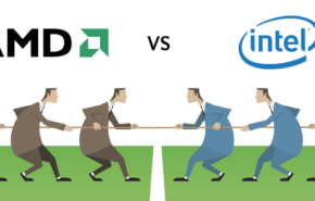 intel-vs-amd AMD recorta distâncias contra a Intel em vendas de processadores