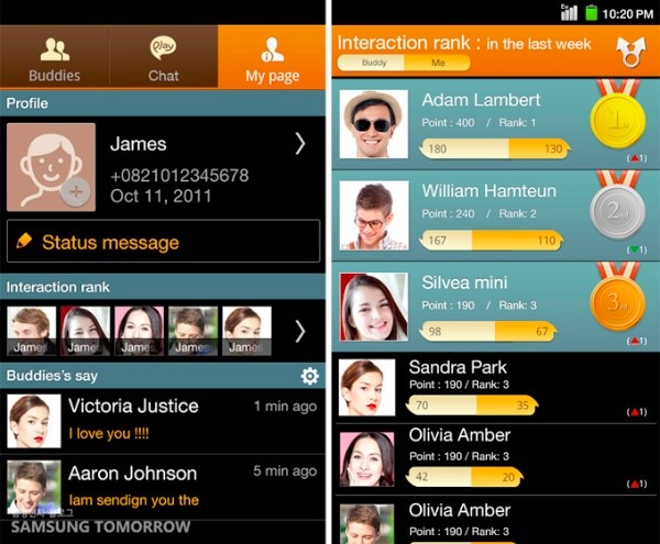 samsung chaton - Samsung desenvolve seu próprio "WhatsApp"