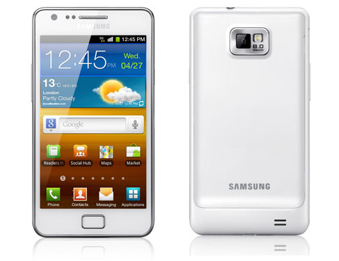 samsung galaxy s2 blanco - Samsung vai começar a vender o Galaxy S 2 branco no dia 15 de agosto