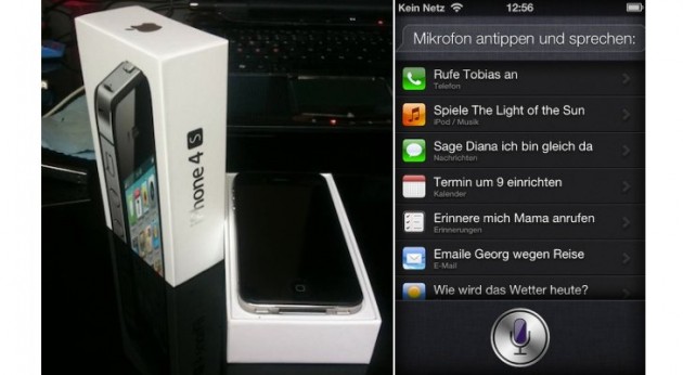First iPhone 4S Gets Delivered to Germany Pictures 2 630x346 - iPhone 4S frente a frente iPhone 4