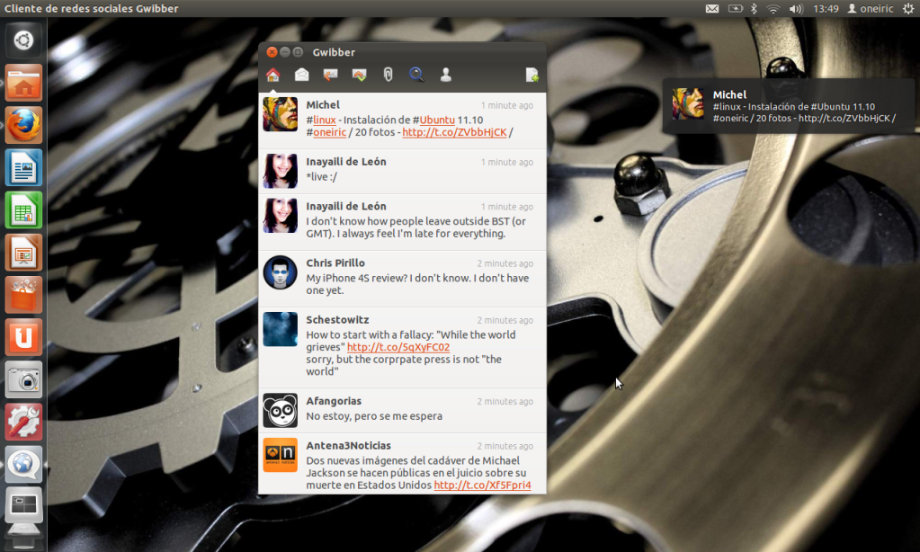 gwibber - Já esta disponível o novo Ubuntu 11.10