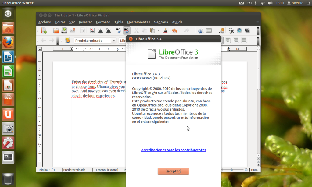 libreoffice 343 - Já esta disponível o novo Ubuntu 11.10