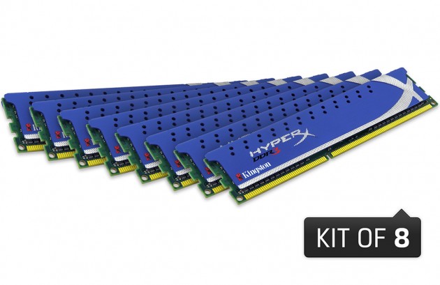 97c 630x409 - Kits de 4 e 8 módulos de memória DDR3 quad-channel Kingston HyperX Genesis