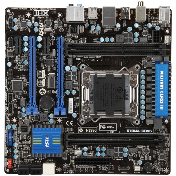 msi X79magd45 1 - MSI terá placa X79 mATX