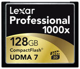 128GB PRO CF 1000x - Cartões Compact Flash Lexar 1000x – 150 Mbytes/s