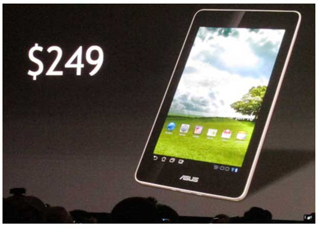 ASUSTablet - [CES 2012] ASUS romperá o mercado com um tablet Tegra 3 a 249 dólares