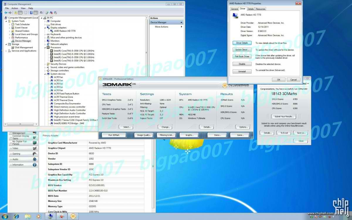 HD 7770 005 - AMD Radeon HD 7700: especificações, características e fotos