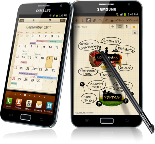 samsung galaxy note - Samsung já vendeu um milhão de Galaxy Note