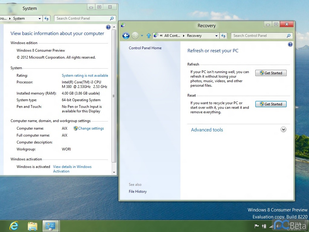 1009123pw74il477ll4444 - O Windows 8 Consumer Preview já tem data de lançamento