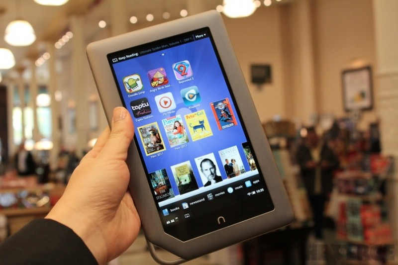 Nook Tablet 800x533 - Nook é um Tablet de 8 GB por 199$