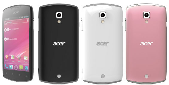 acer liquid glow - Acer apresenta seu novo smartphone Liquid Glow com Android 4.0