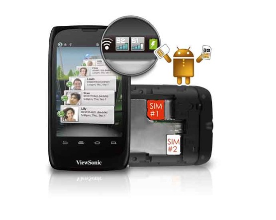 viewsonic viewpad dual sim - ViewSonic apresenta novos smartphones com Android e dual SIM