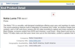 Nokia Lumia 719 novo smartphone com Windows Phone