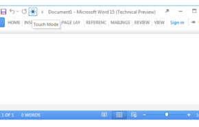 Microsoft Office 15 irá incluir suporte para telas sensíveis ao toque