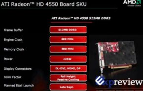Detalhes sobre Radeon HD 4550