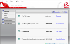 Avira AntiVir Personal 8.2.0.337