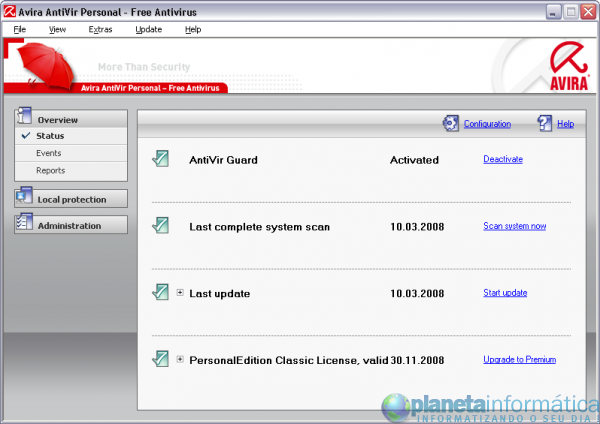 avira antivir personal.thumbnail - Avira AntiVir Personal 8.2.0.337