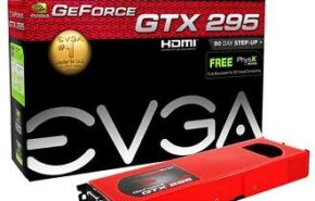 EVGA apresenta GTX 295 Rede Edition com backplate