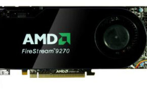 AMD FireStream 9270, com RV770 e 2 GB GDDR5.